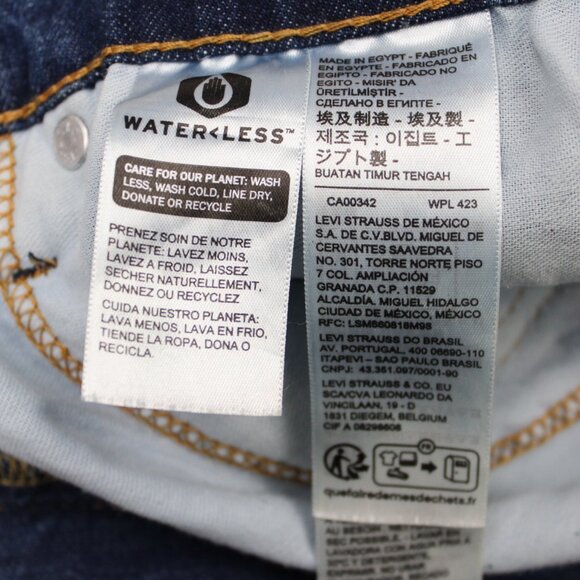 Levi's 559 Jeans Mens 44x29 Blue Relaxed Straight Leg 5-Pocket Stretch Denim - Picture 11 of 14